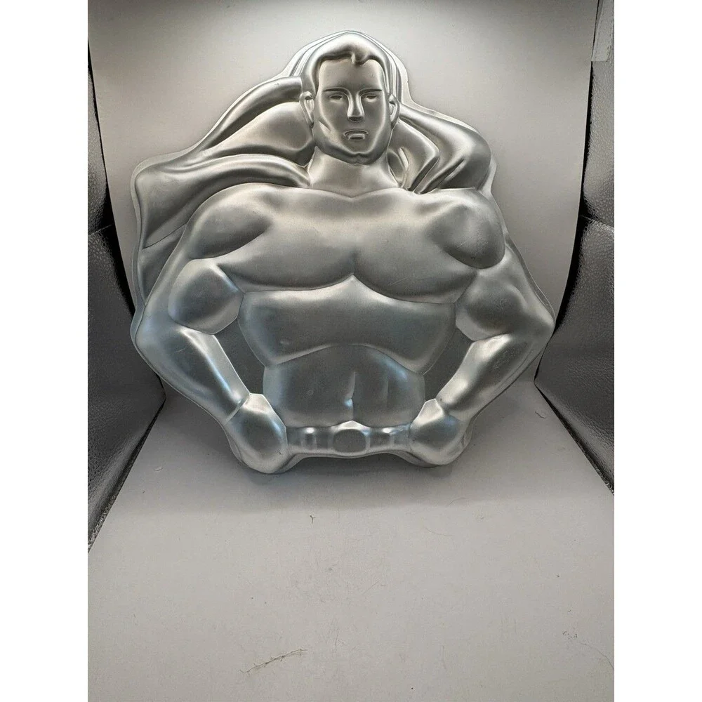 DC Comics Superman Cake Pan Vintage 1977 Wilton Enterprises